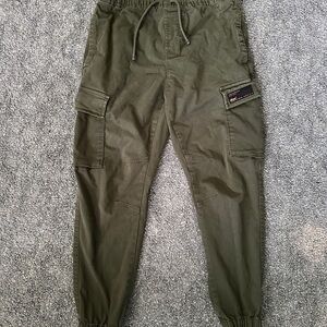 Zara Olive Green Cargo Pants